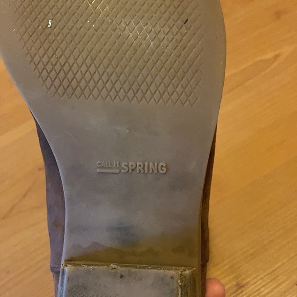 Brown Leather Booties - Picture 2 of 6